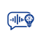 AI Speech Bubble and Brain Icon