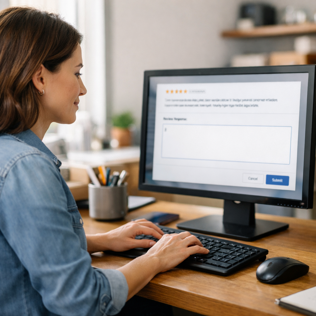 Professional Typist Responding to Customer Review-1